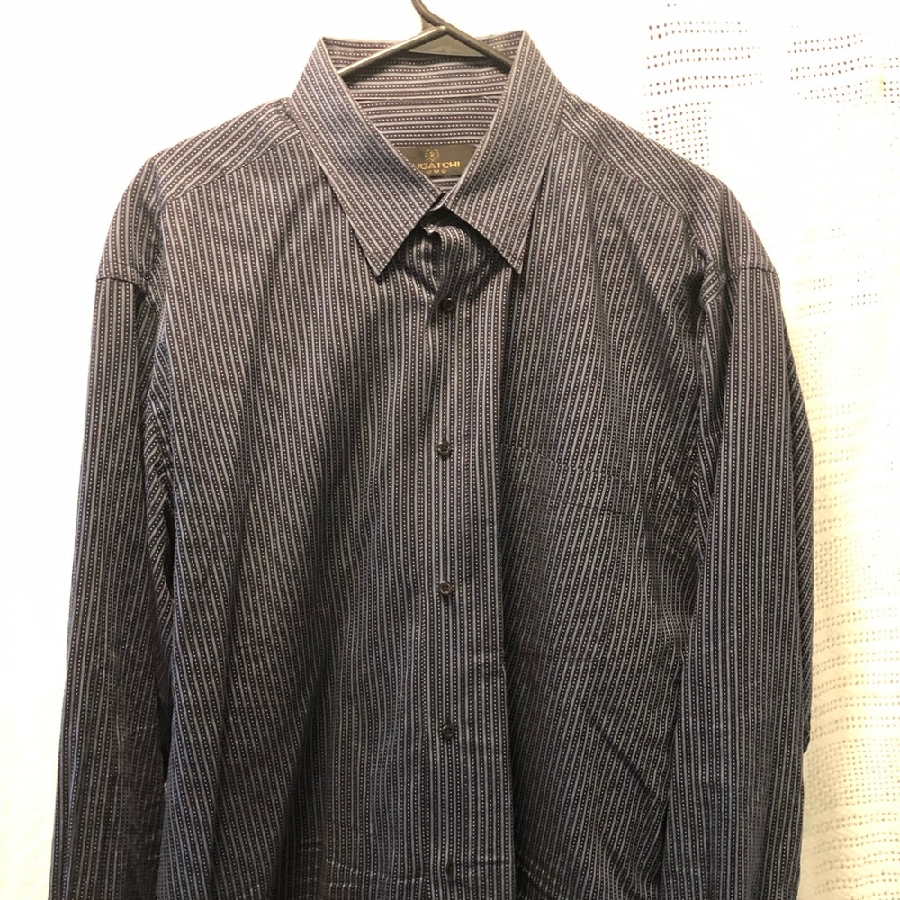 Bugatchi Uomo Men’s Designer Shirt, Size: Large